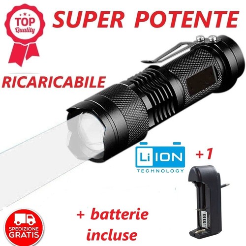 Potente mini torcia led - potente,