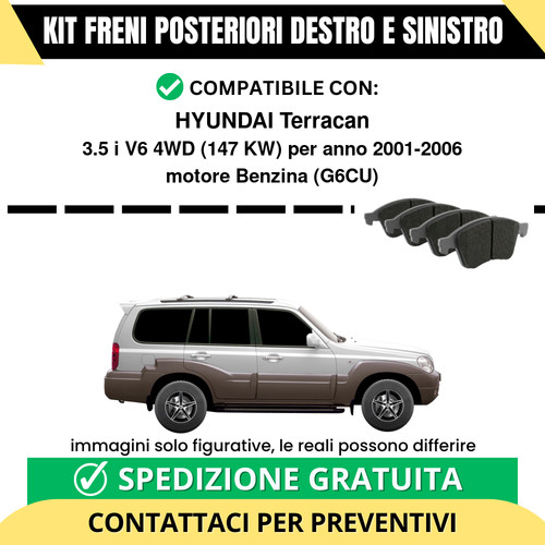 Pastiglie freno posteriori - pastiglie,