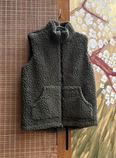 Gilet fuzzy in pile misto lana