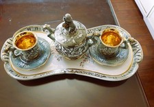 Servizio da caffè in Capodimonte originale stile barocco