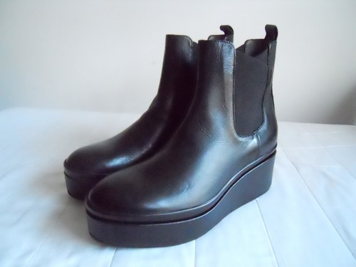 New black real leather - new, plateau