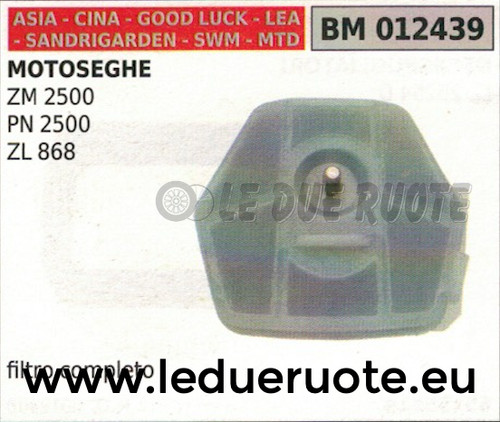 Filtro aria completo motosega - completo,