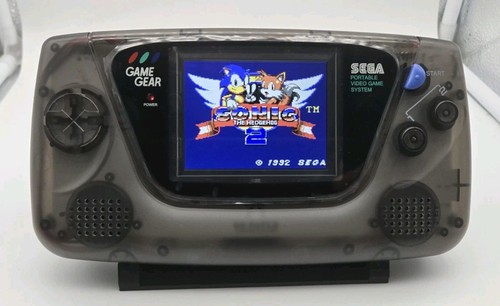 Sega game gear console - game,