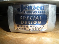 HAMMOND ORGAN PARTS: Vintage Jensen V21 Horn Driver per Leslie 16 ohm