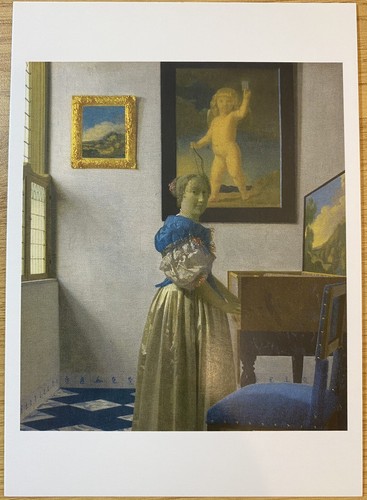 Young woman standing - young, a