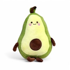Cuscino morbido peluche 9" morbido amico avocado imbottito abbraccio comfort rilassante