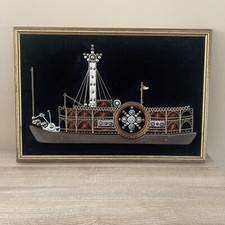 Mid Century SHIP  String Art