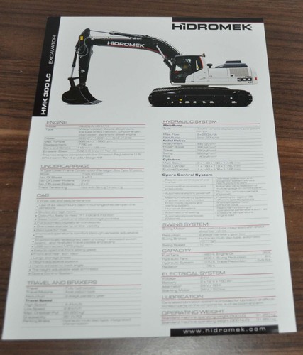 Brochure cingolato escavatore