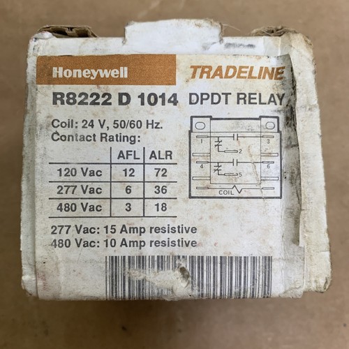 Honeywell r8222 1014 dpdt - honeywell,