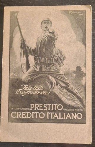 Cartolina prestito nazionale - cartolina,