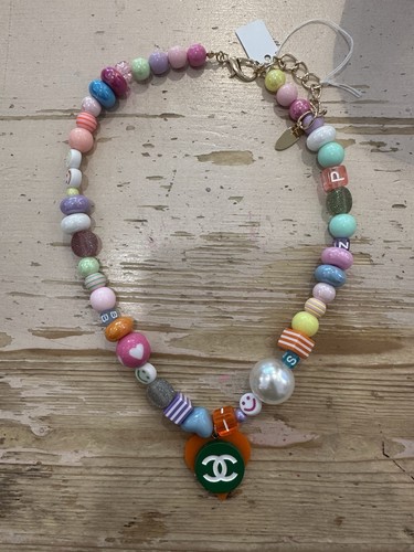 Collana statement colorata con - collana,