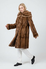 Cappotto pelliccia visone vera