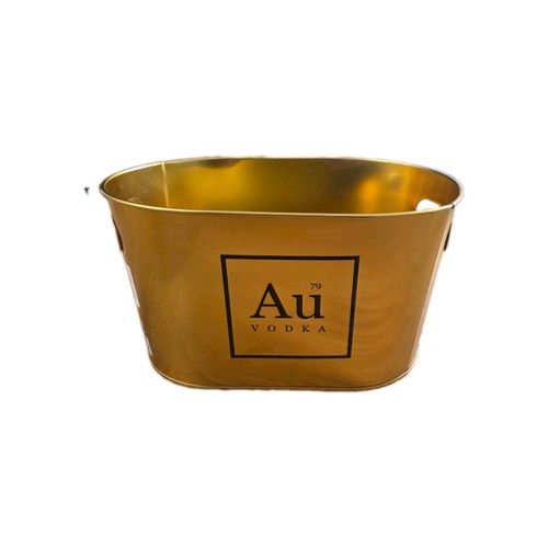 Gold vodka ice bucket - au,