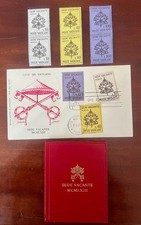 Vaticano SEDE VACANTE 1963 500 lire ag. - busta primo giorno - serie francobolli