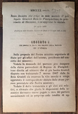 PIZZIGHETTONE 1886 REGIO DECRETO X PIO LEGATO GRAZIOLI ROSA-1 PAGINA-5735
