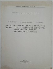 'Su di un caso di cardite reumatica trattato con acetato di cortisone',1952