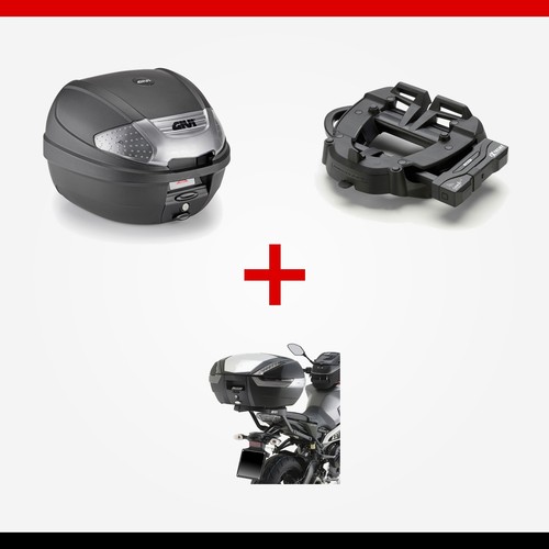 Kit givi e300nt2b bauletto 30l - givi,