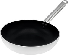 Pentole Agnelli Alluminio Antiaderente 3 Mm Padella Svasata Alta a Saltare Con M