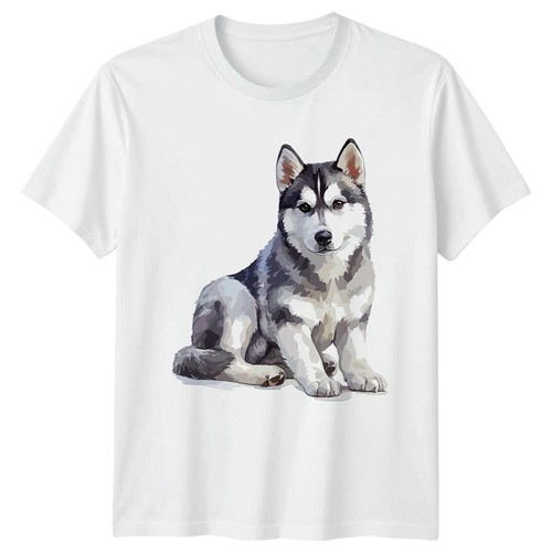 Maglietta husky siberian - maglietta,