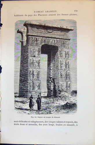 Antica vecchia stampa - , coptes