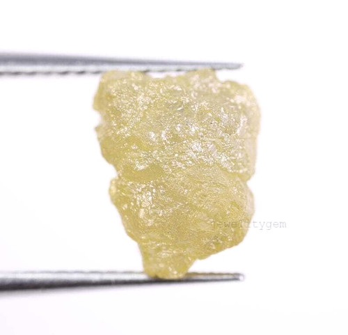 Diamante rustico grezzo giallo