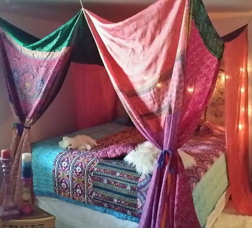 Tenda baldacchino letto - baldacchino,