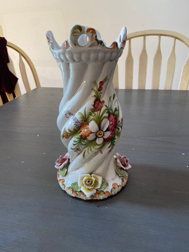 Vaso ceramica bassano vintage - vaso,