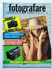 FOTOGRAFARE GIUGNO 6-1987 NIKON F401 - CINA - VIDEONASTRI - ZOOM 35-70 RIVISTE