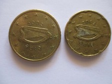 monete 0,50 e 0,20 eire  Arpa del 2002 usati RARI