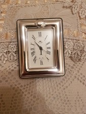 argento orologio da tavolo -