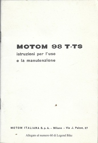 Motom istruzioni uso e - motom,