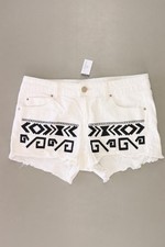 ✅ Stradivarius shorts per le signore taglia 36, S bianco di cotone ✅
