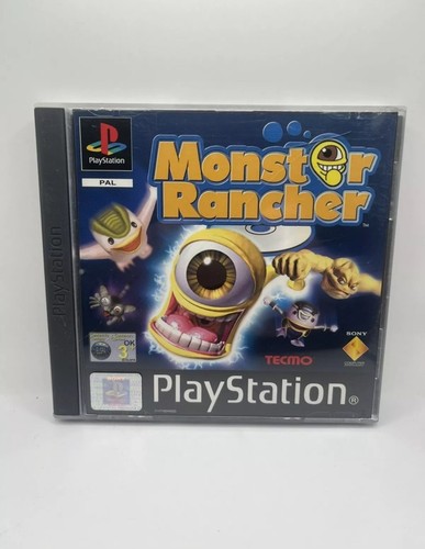 Monster rancher ps1 game - monster, black