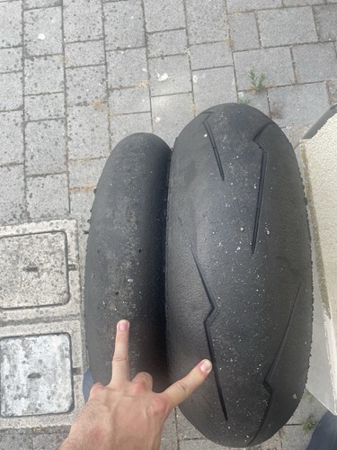 Treno gomme pirelli moto bike - pirelli,
