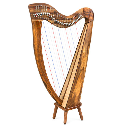 Arpa corde claddagh legno - arpa, 28