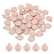 Alphabet E Letter Charm Double