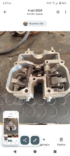 Castelletto testata ktm 250 - ktm,