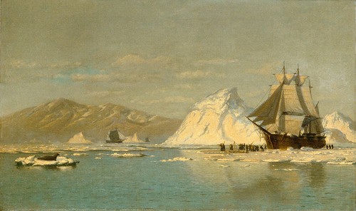 Dipinto olio william bradford - olio,