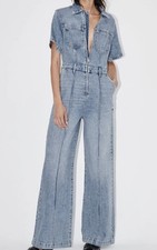 ZARA Tuta donna denim lavaggio