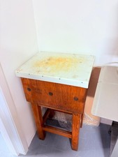 Ceppo da macellaio con piano in teflon