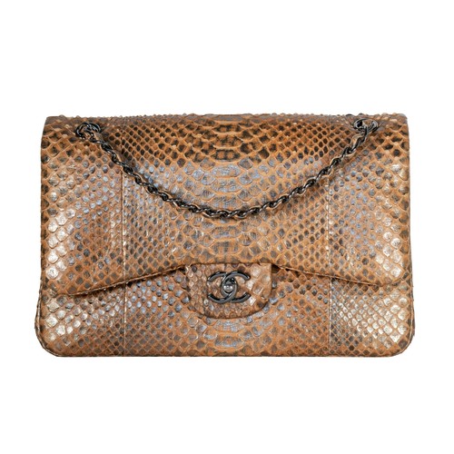 Chanel pitone classico doppio - chanel,