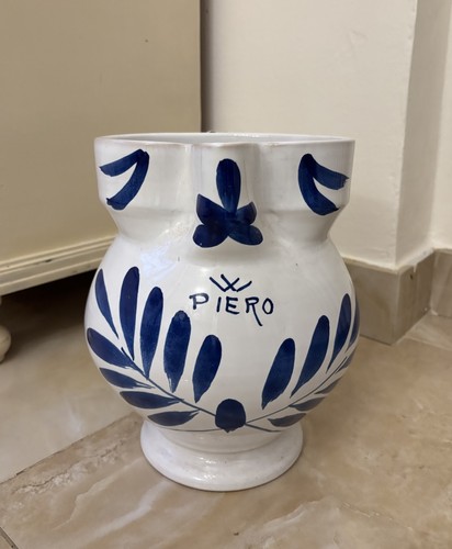 Brocca ceramica bianca e - bianca,