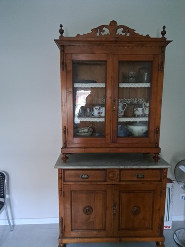 Credenza vetrina antica genova - vetrina,