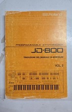 Manuale Italiano Roland JD 800