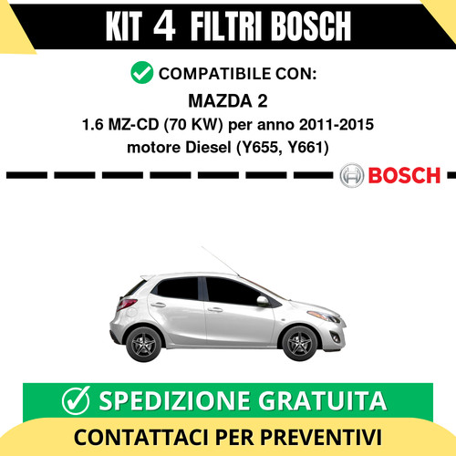 Kit bosch filtri tagliando - bosch,
