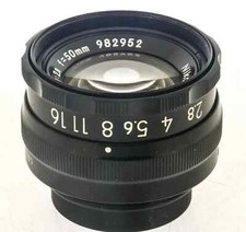 Nikon EL-Nikkor obiettivo per ingranditore, M39   50 mm 2,8 982952 senza difetti