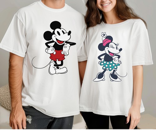 Retro disney mickey and minnie - retro,