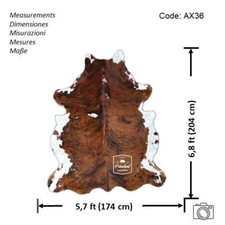 Tappeto in pelle di mucca