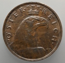 Moneta bronzo Austria 100
