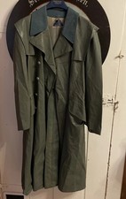 Wehrmacht rilevatore radar cappotto in tessuto gommato raro con etichetta seconda guerra mondiale